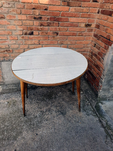 mesa plegable cocina madera 1u.